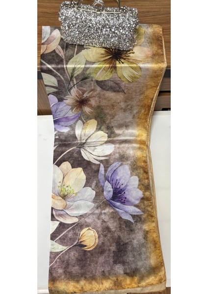 14081 Five Dijital Purple Şal #08-25#