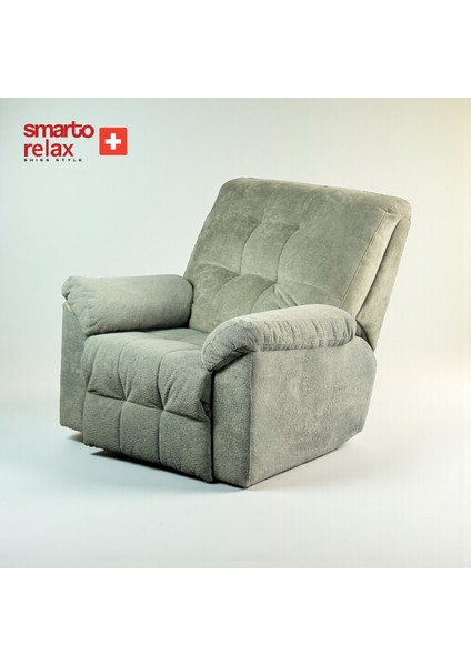 TV Koltuğu New York Sabit Ergonomik Kadife/Şönil Gri Dekoratif Baba Koltuğu fiyatları