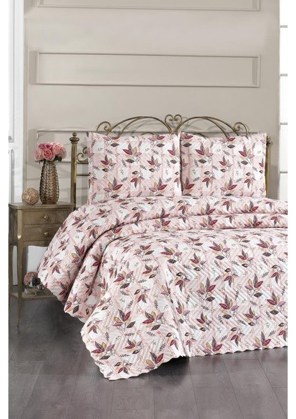 Ultrasonik Kapitoneli Zambak Çift Kişilik Yatak Örtüsü