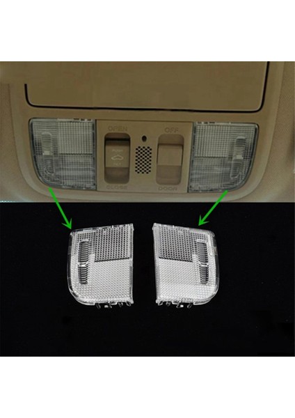 Honda Tsx Accord Civic Crv Için 2 Çift Sağ Sol Iç Tavan Harita Lambası Mercek Okuma Lambası 34401-SDA-A21 34402-SDA-A21 (Yurt Dışından) fiyatları