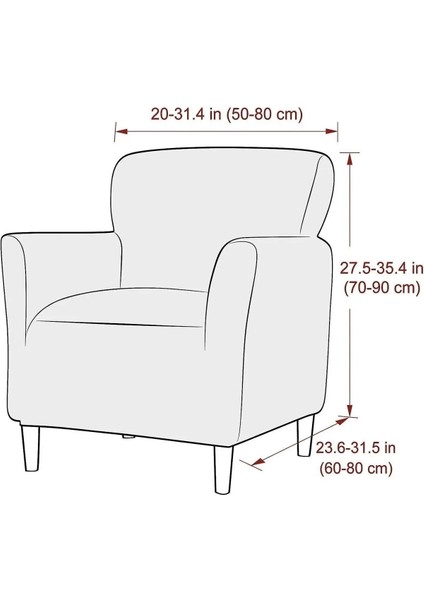 Jakarli Sahra Desen Tek Kişilik Koltuk Örtüsü, Berjer Kılıfı, Lastikli 1 Adet fiyatları