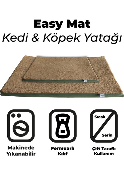 Easymat, Çift Taraflı Kullanılabilen, Çıkarılabilir Kılıflı, Yıkanabilir, Kedi ve Köpek Matı fiyatları