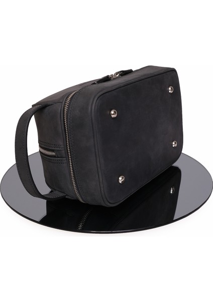 Kangaroo Kıngdom Seyahat Organizatörü Portföy El Çantası Hakiki Deri Siyah Crazy Horse 6577-ZS fırsatları