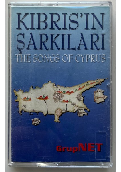 Grup Net Kıbrıs'ın Şarkıları Kaset (Orjnal Dönem Baskı Kaset)