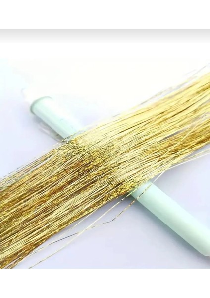 Tinsel Bağlamalı Renk Saç Simi