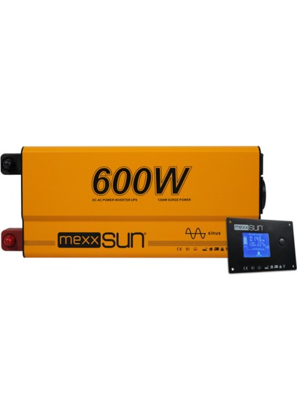 600W 12V (Remote Ekran) Tam Sinus Ups Inverter