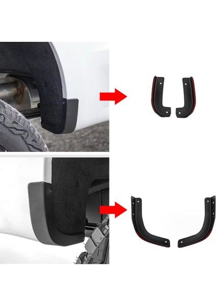 Chevrolet Silverado 2019-2024 Araba Aksesuarları Için Araba Çamurlukları, Çamurluk Koruyucuları, Çamurluk Çamurlukları (Yurt Dışından) fiyatları