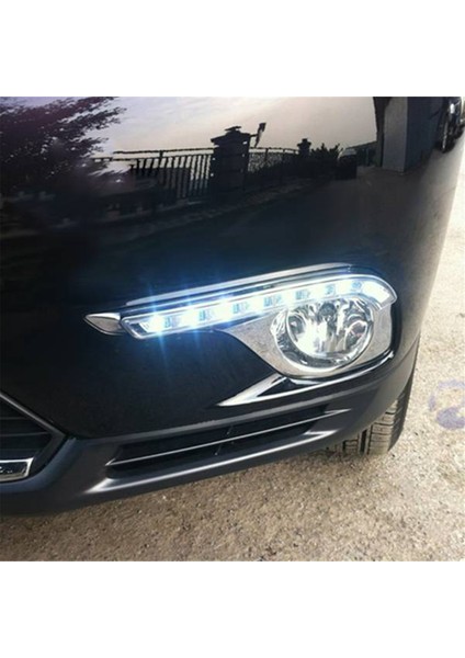 Toyota Highlander 2012-2013 Için Sis Lambası Delikli Su Geçirmez Gündüz Farları (Yurt Dışından)