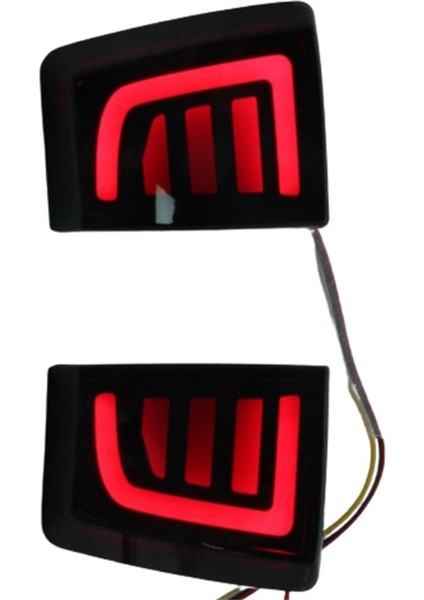 Mitsubishi Pajero V85 V8 V93 V97 2007-2020 Araç Arka Tampon Stop Lambası Sinyal Lambası Uyarı Lambası Fren Lambaları A (Yurt Dışından) indirimleri