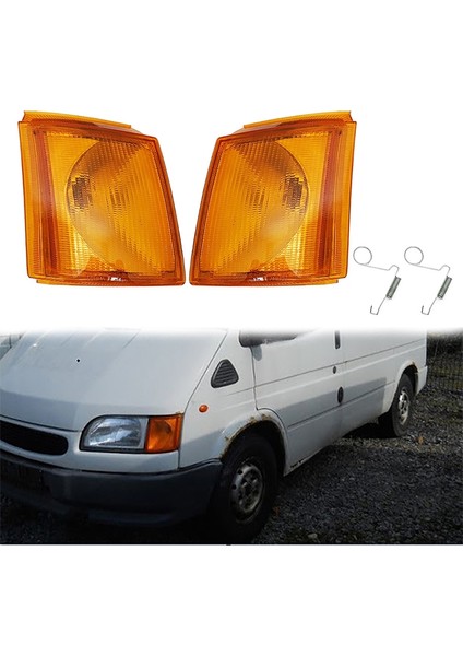 Ford Transit Mk4 Mk5 1991-2000 Için Araç Ön Sol Sağ Köşe Lambası Dönüş Sinyali Gösterge Lambası (Yurt Dışından) modelleri