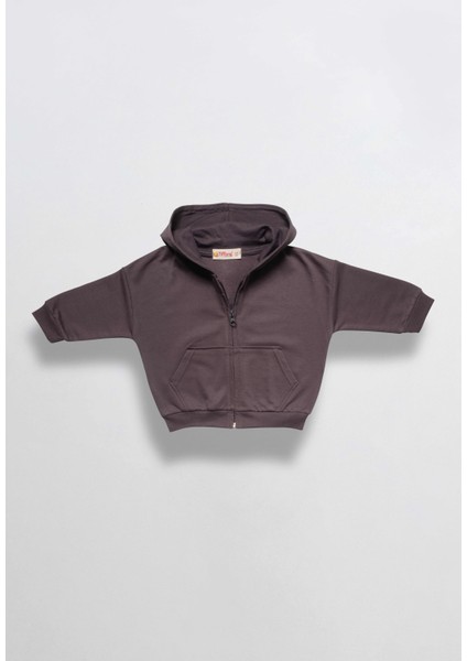 Oversıze Eşofman Theme Kapşonlu Fermuarlı Sweat