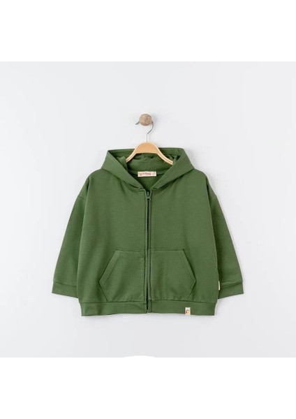 Oversıze Eşofman Theme Kapşonlu Fermuarlı Sweat