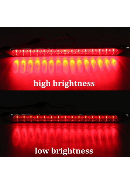 LED Römork Kamyon Karavan Ute Durdurma Freni Arka Geri Vites Lambası Ultra Ince Lamba (Yurt Dışından) fırsatları