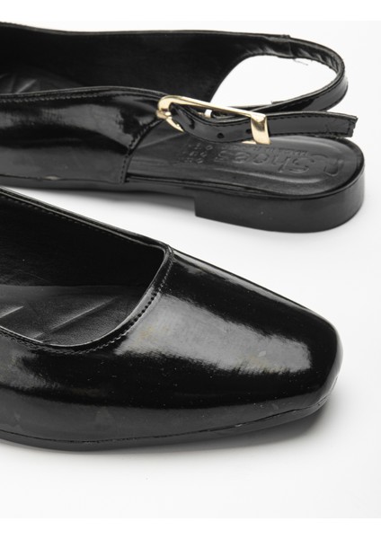 Kadın Siyah Arkası Açık Tokalı Babet fırsatları