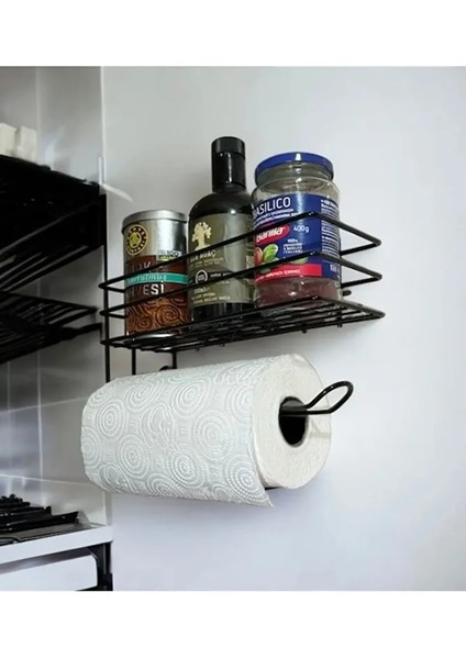 Paslanmaz Havluluklu Baharatlık Siyah