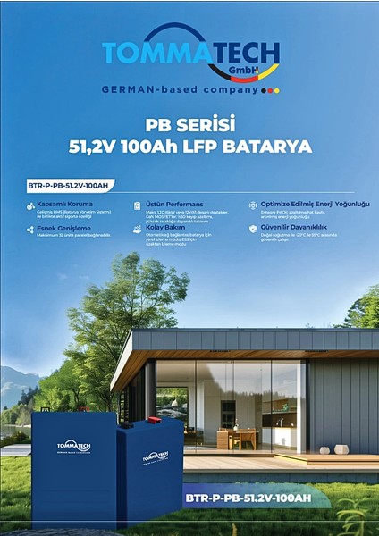 51.2V 100AH Lifepo4 Lfp Lityum Batarya modelleri