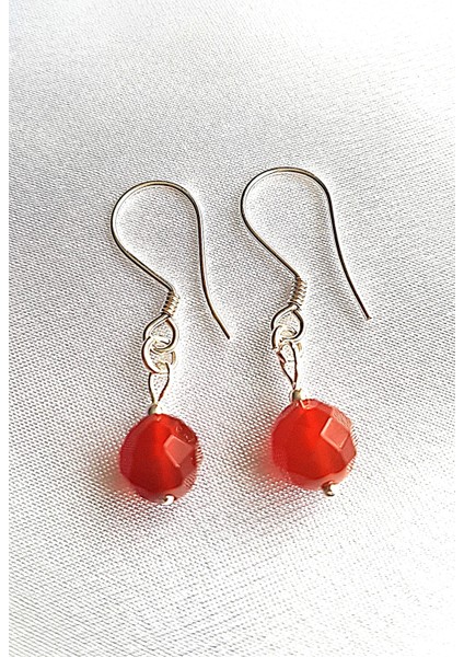 Akik Taşı Set Kolye ve Küpe modelleri