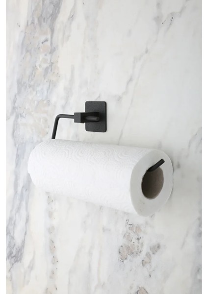 Kare Yapışkanlı Set Uzun Havluluk Rulo Havluluk Wc Tuvalet Kağıtlık Yuvarlak Havluluk Siyah indirimleri