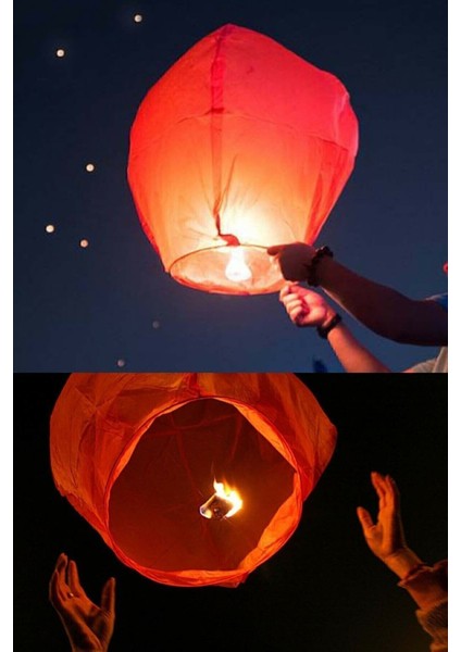 Dilek Feneri Balonu 3 Adet 10 cm Büyük