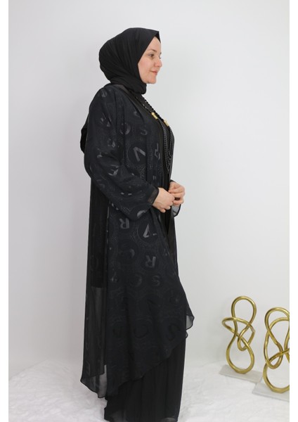 40976 Iç Bluz Uzun Kol Sandy Kumaş Hırka Harf Baskılı Yakası Boydan Detaylı Ikili Takım fiyatları