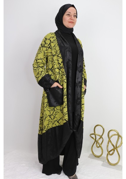 41949 Iç Uzun Kollu Sandy Kumaş Önü Kolları ve Cebi Deri Görünümlü Iki Iplik Baskılı 3lü Spor Takım modelleri