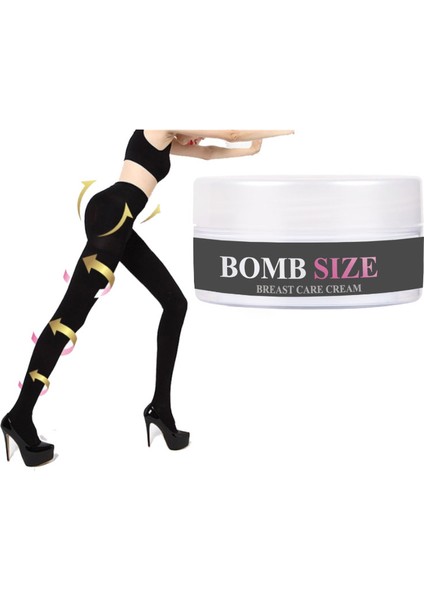 Bombsize Göğüslerinize Krem + (L-Xl Beden) Süper Akıllı Mikro Kapsüllü Inceleştirmeye ve Biçimlendirmeye Tayt