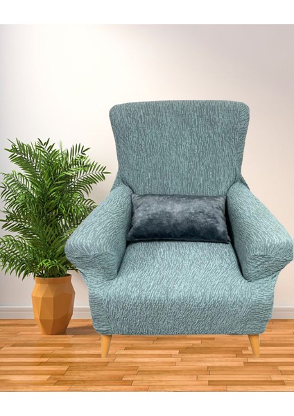 Koltuk Örtüsü Koltuk Kılıfı Streç Lastikli Esnek Yıkanabilir Pamuklu Jakarlı Desen Tekli(Tek Adet)