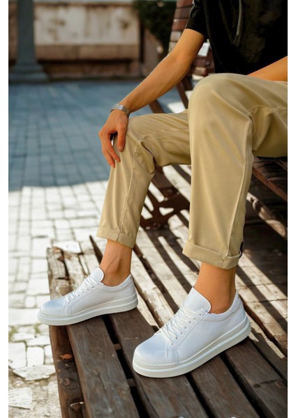 Erkek Spor Ayakkabı Beyaz MN979