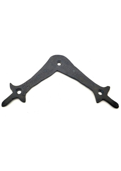 Antika Tarz Dekoratif Pirinç Zambak Gönye - Üst, 107X107 Mm, Oksit