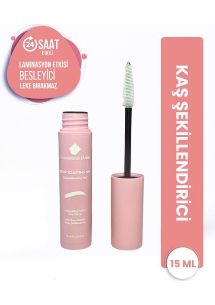 Kaş Şekillendirici ve Sabitleyici Kaş Waxı (24 Saat Etkili)