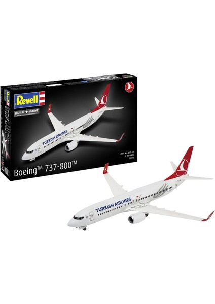 Türk Hava Yolları/turkish Airlines Boeing 737-800 Yapılabilir Maket Uçak 03772