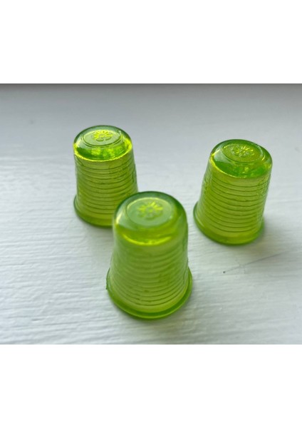 Plastik Dikiş Yüksüğü & Terzi Yüksüğü -3 Farklı Yüksük Çapı -Renk Seçenekleri