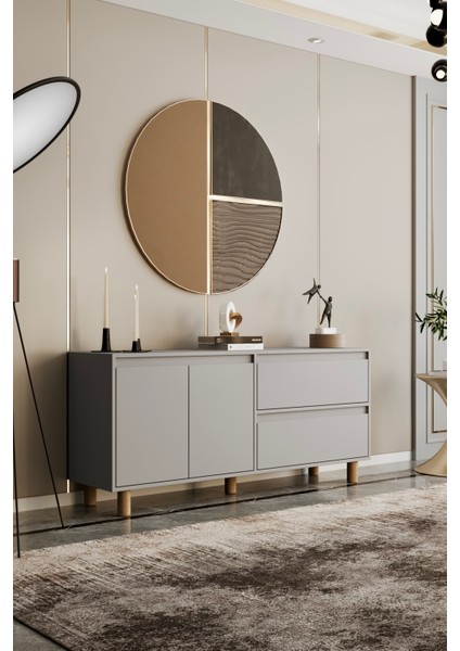 Mila Mdf 140CM Raflı Konsol