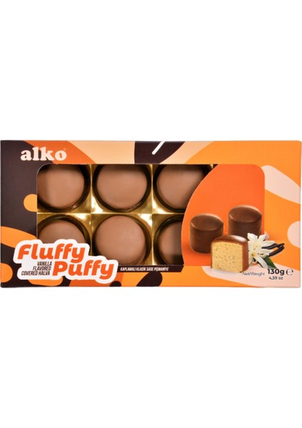 Fluffy Puffy Kaplamalı Vanilya Aromalı Pişmaniye 130 gr