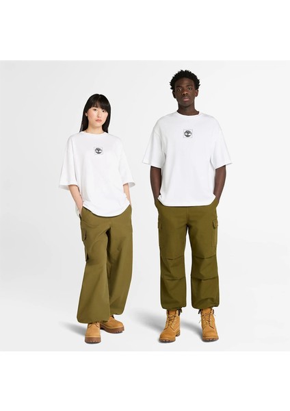 Building Blocks Erkek Beyaz T-Shirt.-