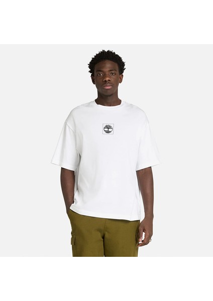 Building Blocks Erkek Beyaz T-Shirt.- modelleri