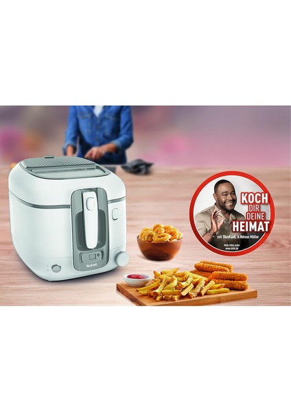 Super Uno Access Fritöz | 2.2l, 6 Kişilik Ailelere Uygun, Koku Filtresi, Kolay Temizlik
