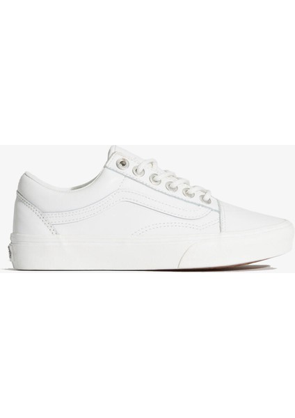 Old Skool Kadın Beyaz Spor Ayakkabı.-