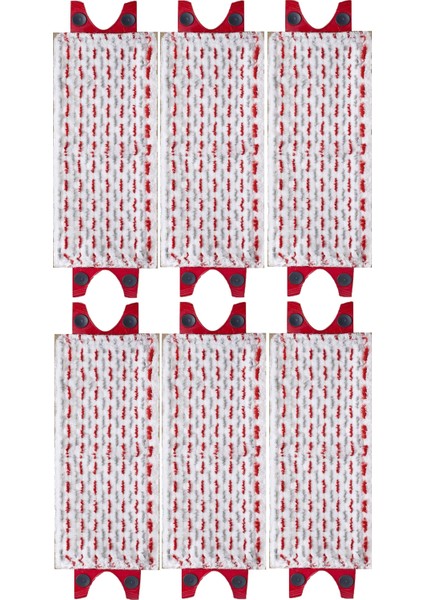 Ultramat Mikrofiber Yedek Mop (6 Lı Set)