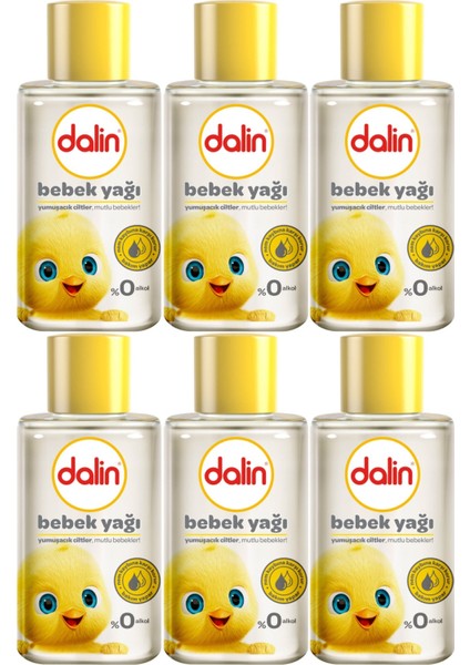 Bebek Yağı 50ML Klasik Mini (6 Lı Set)