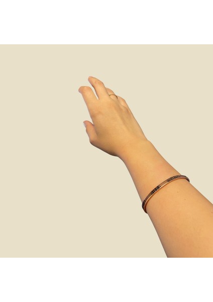 Saf Bakır El Çalışması Unisex Bileklik modelleri