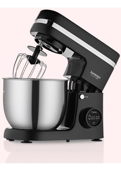 Master Mix Stand Mixer Dijital Siyah