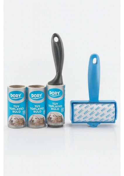 Tüy Toplayıcı Rulo + Roller Tüy Toplayıcı + 2 Yedek Rulo modelleri