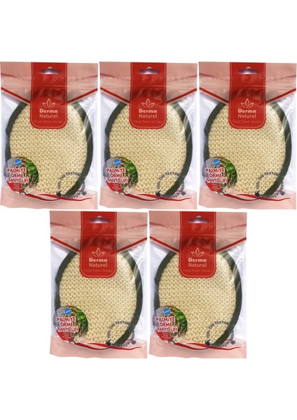 Örme Banyo Yüz Lifi (15*24CM) Ms-02 (5 Li Set)