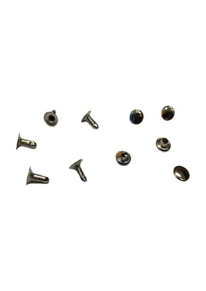 Rivet Perçin - 7mm, Nikel, 1000 Adet