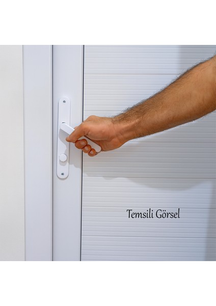 Plastik Wc Banyo Kapı Kolu Tutamağı Içi Metal Plastik Tutma Kol Sağa Sola Uyumlu 1 Takım fırsatları