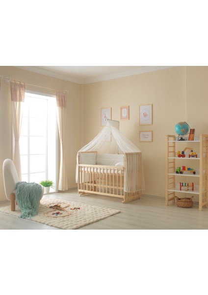 Elegance -Sallanır Ahşap Beşik Tam Set fiyatları