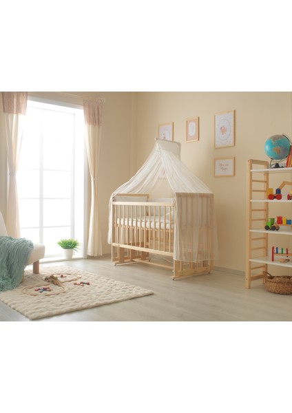 Elegance -Sallanır Ahşap Beşik Tam Set fırsatları