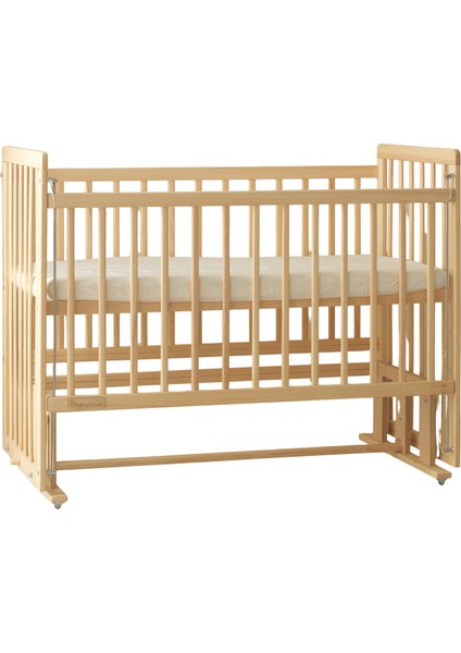 Elegance -Sallanır Ahşap Beşik Tam Set