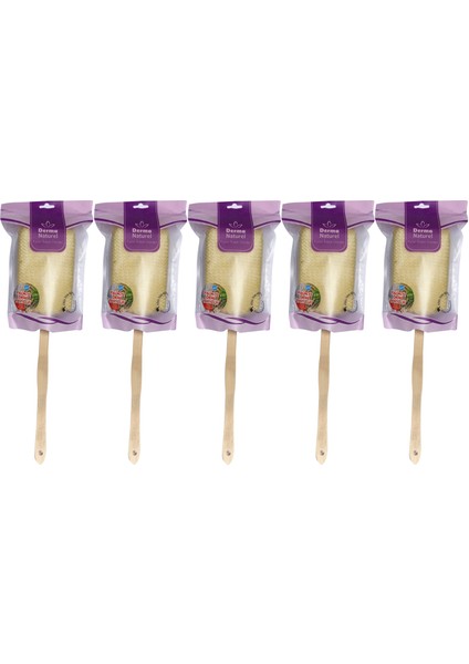 Palmiye Örme Sopalı Banyo Sırt Lifi (8*24CM) Ms-09 (5 Li Set)